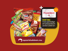 Vinn en box med svenska snacksklassiker