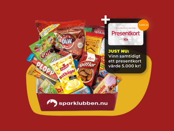 Vinn en box med svenska snacksklassiker